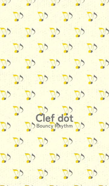 [LINE着せ替え] Clef dot タンポポ色の画像1