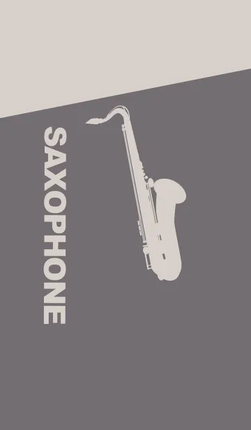 [LINE着せ替え] Saxophone CLR スチールグレイの画像1