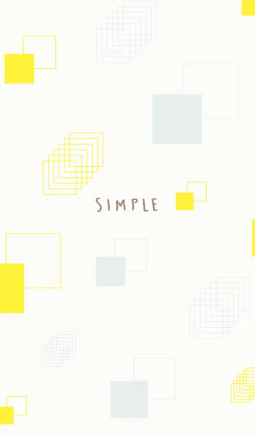 [LINE着せ替え] くすみカラーな四角14の画像1