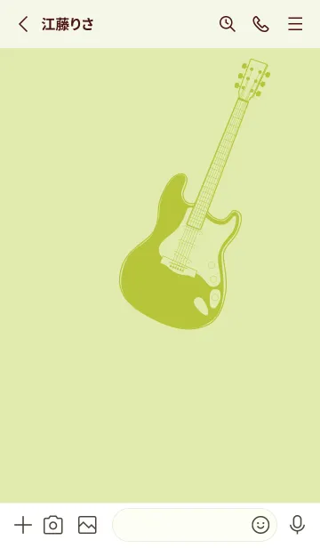 [LINE着せ替え] ELECTRIC GUITAR CLR 若芽の画像2