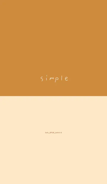 [LINE着せ替え] 0nk_26_ブラウン4-6の画像1