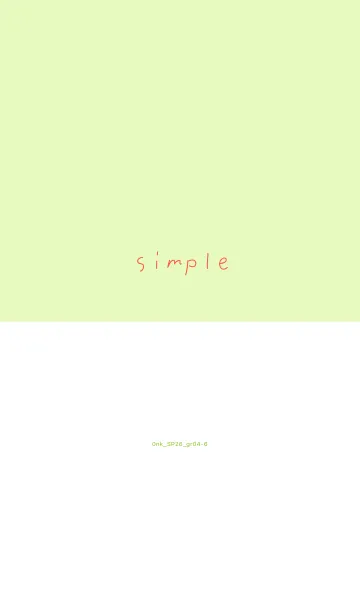 [LINE着せ替え] 0nk_26_グリーン4-6の画像1