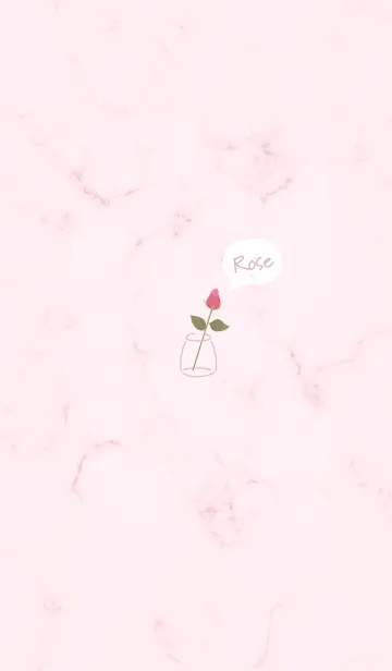 [LINE着せ替え] simple rose♡pink09_1の画像1