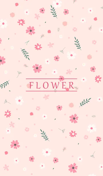 [LINE着せ替え] MANY FLOWERS PINK 105の画像1