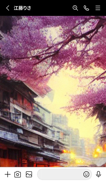 [LINE着せ替え] 幻想桜#ES32。の画像2