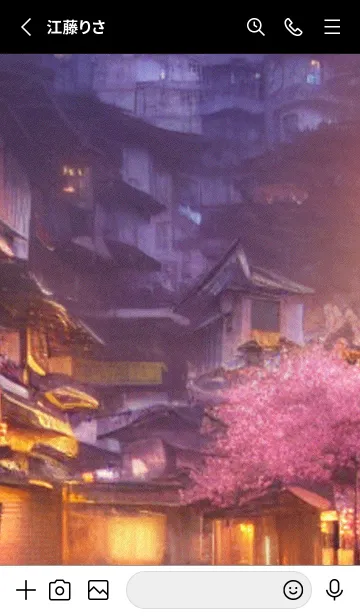 [LINE着せ替え] 幻想桜#ES31。の画像2