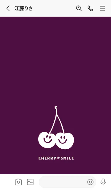 [LINE着せ替え] チェリー スマイル 204の画像2