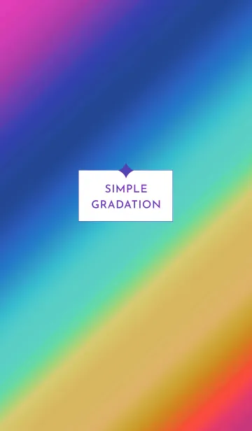 [LINE着せ替え] シンプル スター グラデーション 14の画像1