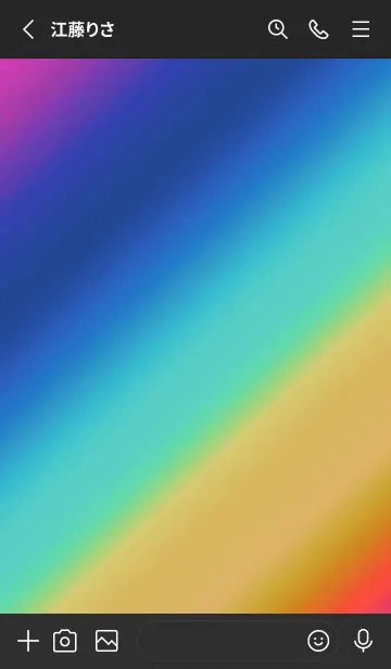 [LINE着せ替え] シンプル スター グラデーション 14の画像2