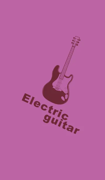 [LINE着せ替え] ELECTRIC GUITAR CLR 若紫の画像1