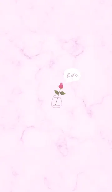 [LINE着せ替え] simple rose♡pinkpurple10_1の画像1