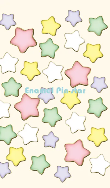 [LINE着せ替え] Enamel Pin Candy Star 18の画像1