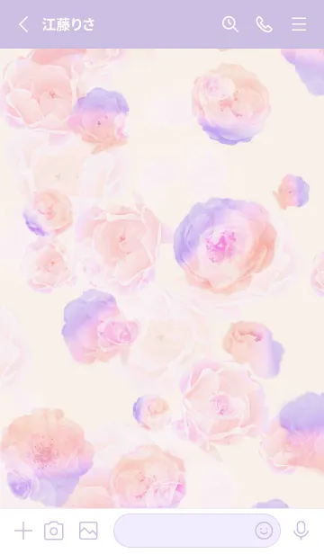 [LINE着せ替え] 豊かな愛が次々と降り注ぐ薔薇♪12の画像2