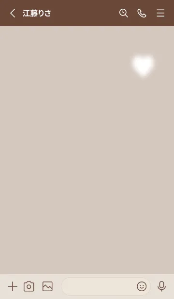 [LINE着せ替え] Love is best♡brown02_1の画像2