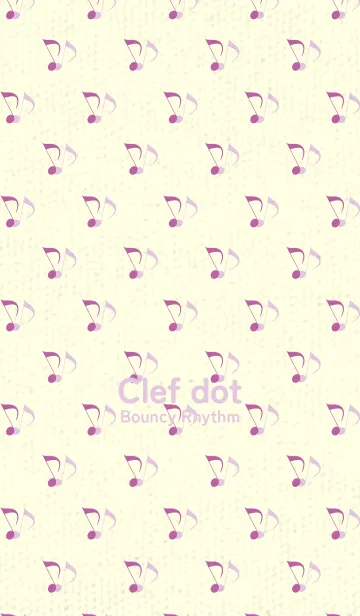[LINE着せ替え] Clef dot 若紫の画像1