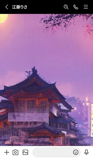 [LINE着せ替え] 幻想桜#ES319。の画像2