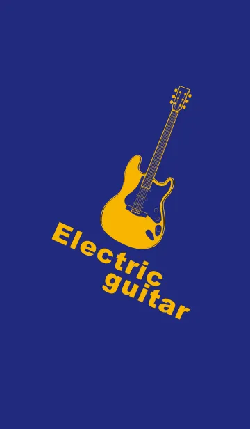 [LINE着せ替え] ELECTRIC GUITAR CLR Deeperual Blueの画像1