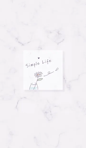 [LINE着せ替え] simple life♡violet03_1の画像1