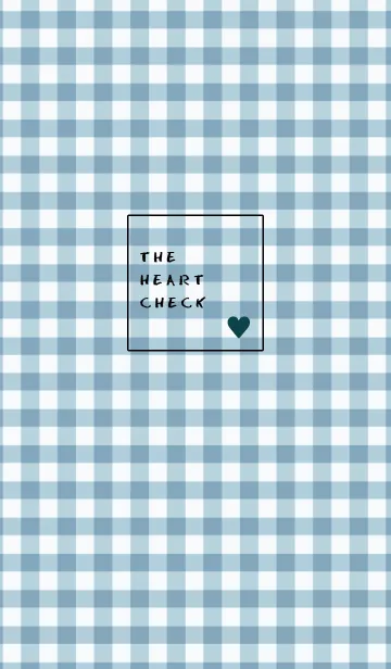 [LINE着せ替え] ザ ハート チェック .44の画像1