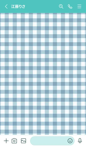 [LINE着せ替え] ザ ハート チェック .44の画像2