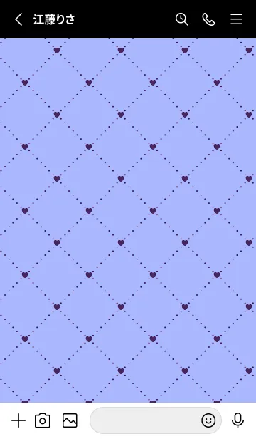 [LINE着せ替え] ハート レース 8の画像2