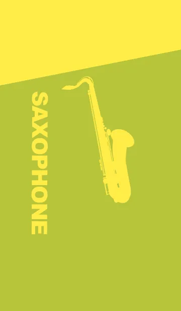 [LINE着せ替え] Saxophone CLR シトロンイエローの画像1