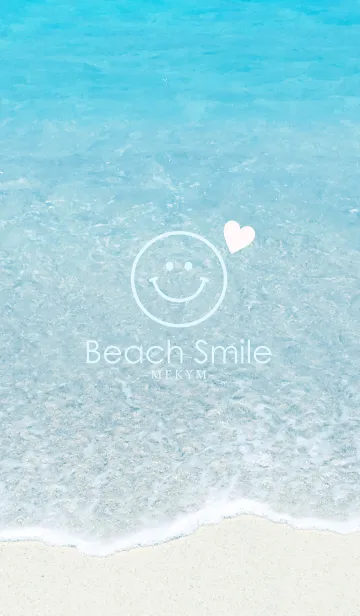 [LINE着せ替え] Beach Smile - LOVE 9の画像1
