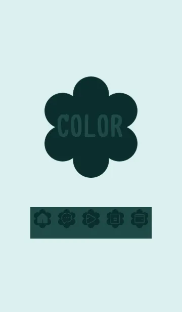 [LINE着せ替え] green color C60の画像1