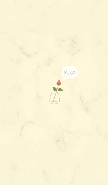 [LINE着せ替え] simple rose♡yellow13_1の画像1