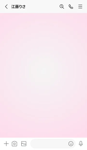 [LINE着せ替え] ホワイトスモーク●パステルピンク1.TKCの画像2