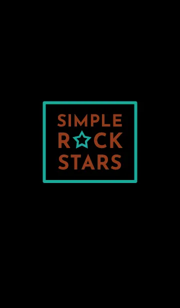 [LINE着せ替え] シンプル ロック スター 92の画像1