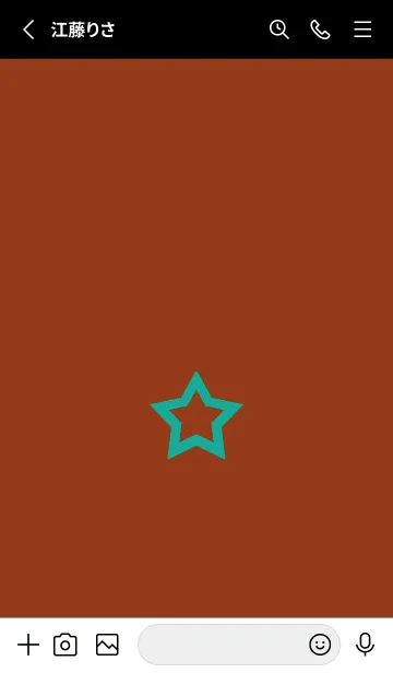 [LINE着せ替え] シンプル ロック スター 92の画像2