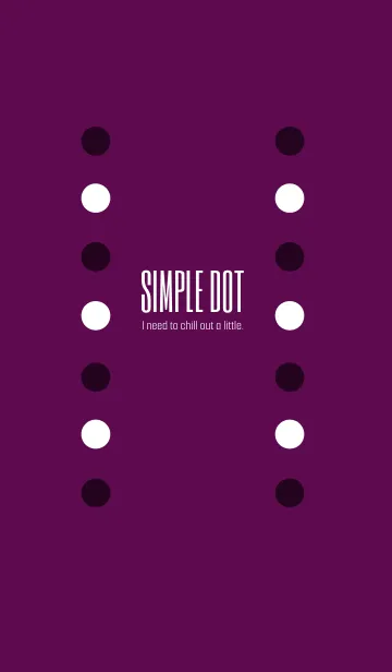 [LINE着せ替え] シンプルドット -3の画像1