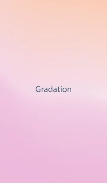 [LINE着せ替え] gradation ORANGE&PINK 85の画像1