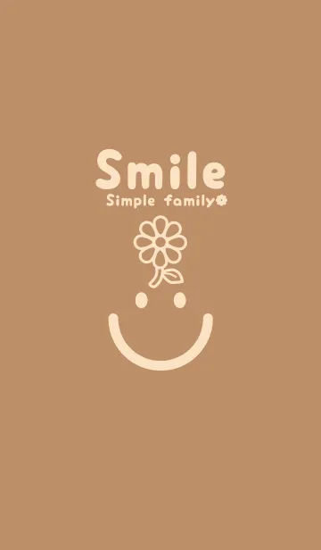 [LINE着せ替え] スマイル＆フラワー シナモンの画像1