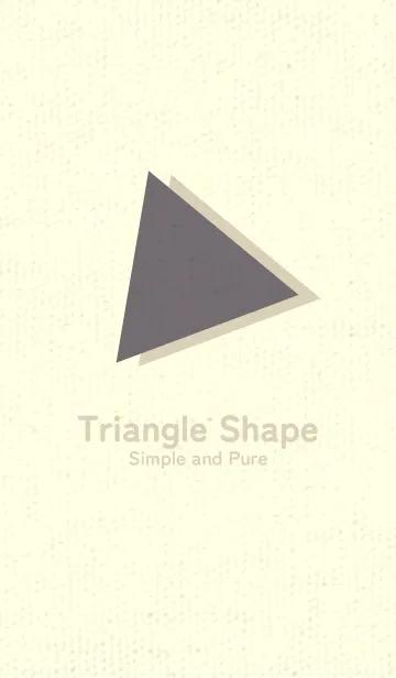 [LINE着せ替え] 三角型の着せかえ スチールグレイの画像1