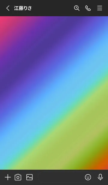 [LINE着せ替え] シンプル スター グラデーション 15の画像2