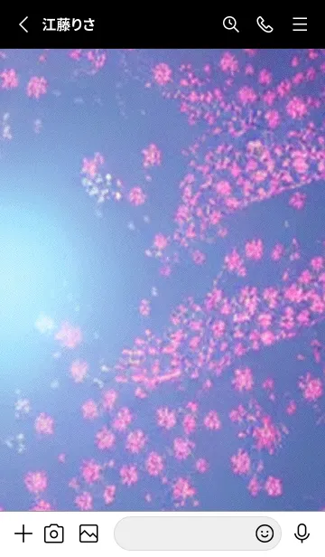 [LINE着せ替え] 幻想桜#EU129。の画像2