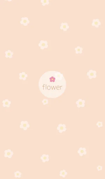 [LINE着せ替え] お花<お花>オレンジ.の画像1