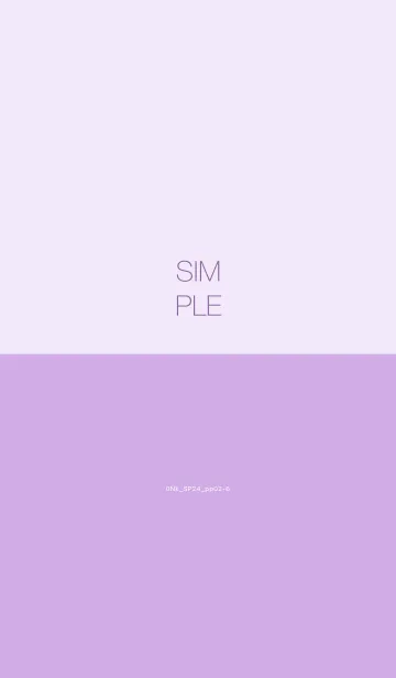 [LINE着せ替え] 0Nk_24_パープル2-6の画像1