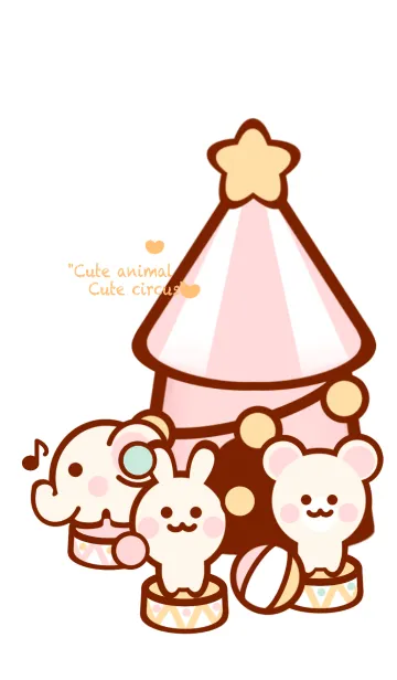 [LINE着せ替え] Pastel circus theme 25の画像1
