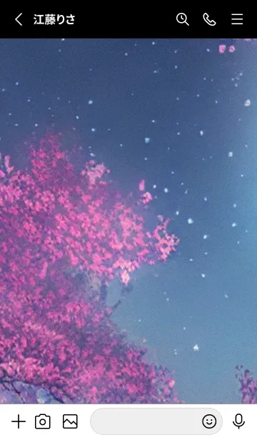 [LINE着せ替え] 幻想桜#EU116。の画像2