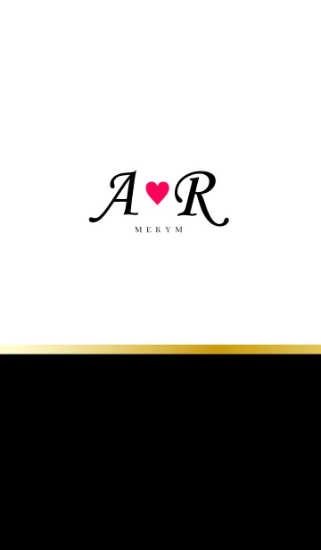 [LINE着せ替え] LOVE INITIAL-A&R イニシャル 2の画像1