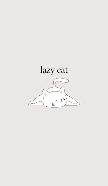 [LINE着せ替え] lazy cat..の画像1