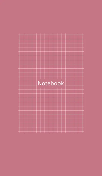 [LINE着せ替え] ノート˙格子縞(ローズミストパウダー)の画像1