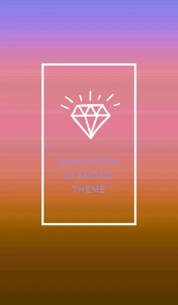 [LINE着せ替え] グラデーション ダイアモンド  246の画像1