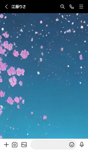 [LINE着せ替え] 幻想桜#EV29。の画像2