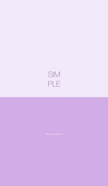 [LINE着せ替え] 00k_24_パープル2-6の画像1