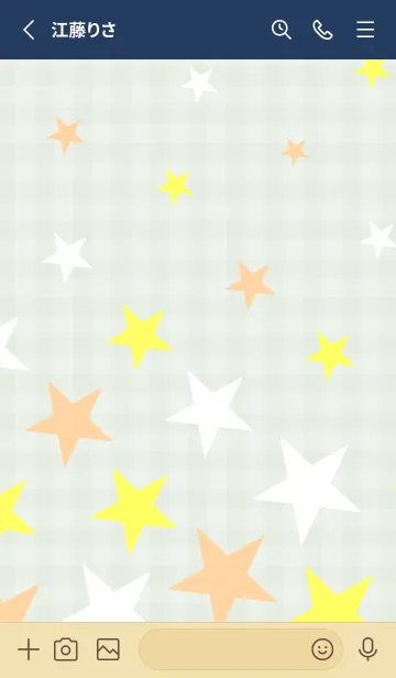 [LINE着せ替え] かわいいお星様12の画像2