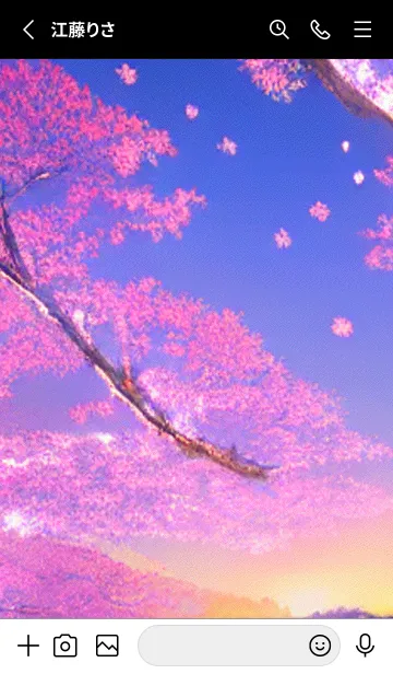 [LINE着せ替え] 幻想桜#EV24。の画像2